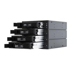 Бэкплейн Chieftec 3x5.25"/4x3.5" Hot-Swap Aluminium Фото 2