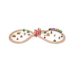 Железная дорога Viga Toys 39 деталей Фото