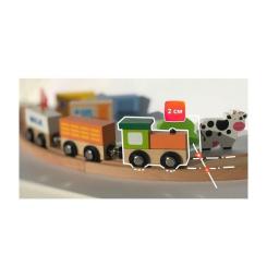 Железная дорога Viga Toys 39 деталей Фото 1
