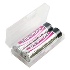 Аккумулятор Beston 18650 (168A) 3000 mAh *2 з захистом Фото 1