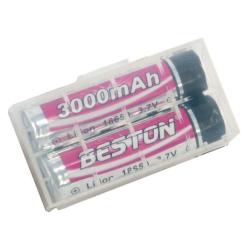 Аккумулятор Beston 18650 (168A) 3000 mAh *2 з захистом Фото 3