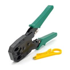 Инструмент Merlion RJ45/12/11, 4P/6P/8P, Green Фото