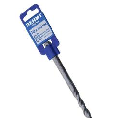 Бур Зеніт "ПРОФІ" SDS-Plus 10х310 мм, спираль 4S Фото 2