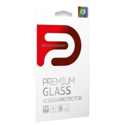 Стекло защитное Armorstandart Full Glue Samsung A21s Black Фото