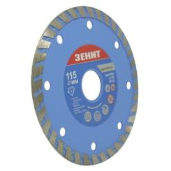 Диск пильный Зеніт алмазный ТУРБО 115x7 мм Фото 1