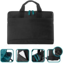 Сумка для ноутбука Tucano 15.6" Smilza Slim, Black Фото 5