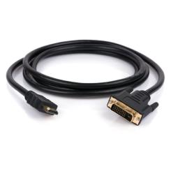 Кабель мультимедийный Vinga HDMI M to DVI M 3.0m 24+1pin Фото 1