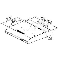 Вытяжка кухонная Pyramida UX 50 IX Фото 9