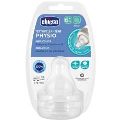 Соска Chicco Силиконовая Physio для каш 6м+ 2 шт Фото 2
