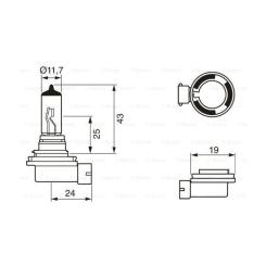 Автолампа Bosch галогенова 55W Фото 4