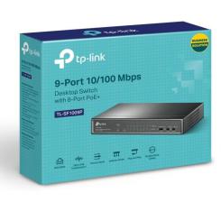 Коммутатор сетевой TP-Link TL-SF1009P Фото 3