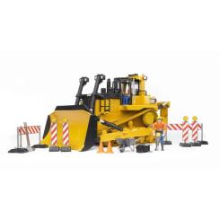 Спецтехника Bruder великий гусеничний бульдозер CAT, М1: 16 Фото 8