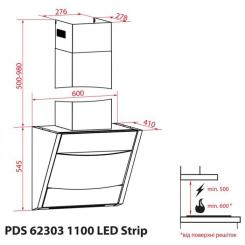 Вытяжка кухонная Weilor PDS 62303 BL 1100 LS Motion Фото 11