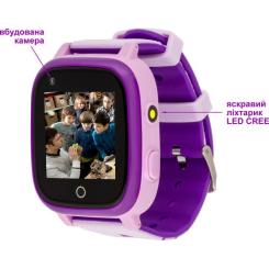 Смарт-часы Amigo GO005 4G WIFI Kids waterproof Thermometer Purple Фото 3