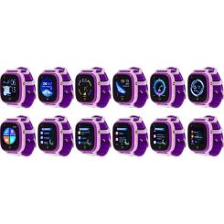 Смарт-часы Amigo GO005 4G WIFI Kids waterproof Thermometer Purple Фото 6
