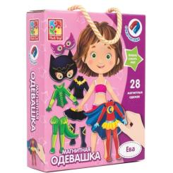 Развивающая игрушка Vladi Toys Магнітна одевалка Єва, рос. Фото