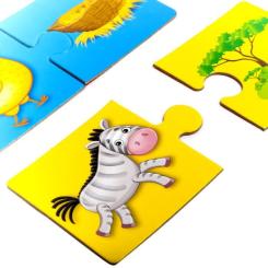 Развивающая игрушка Vladi Toys Где чей дом , украинский язык Фото 2