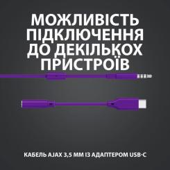 Наушники Logitech G333 Purple Фото 2