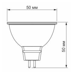 Лампочка TITANUM MR16 6W GU5.3 4100K 220V Фото 2