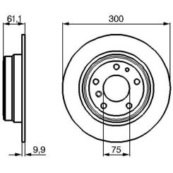 Тормозной диск Bosch 0 986 478 321 Фото 2