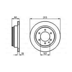 Тормозной диск Bosch 0 986 478 496 Фото 4