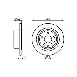 Тормозной диск Bosch 0 986 478 609 Фото 4