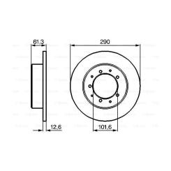Тормозной диск Bosch 0 986 478 656 Фото 4