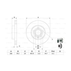 Тормозной диск Bosch 0 986 478 846 Фото 4