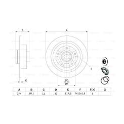 Тормозной диск Bosch 0 986 479 009 Фото 4