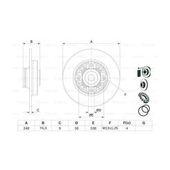 Тормозной диск Bosch 0 986 479 400 Фото 4