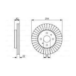 Тормозной диск Bosch 0 986 479 685 Фото 4