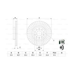 Тормозной диск Bosch 0 986 479 932 Фото 4