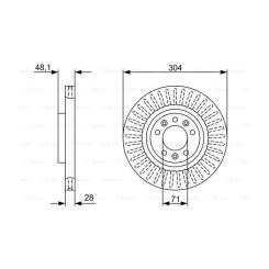 Тормозной диск Bosch 0 986 479 A89 Фото 4