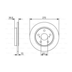 Тормозной диск Bosch 0 986 479 S64 Фото 4