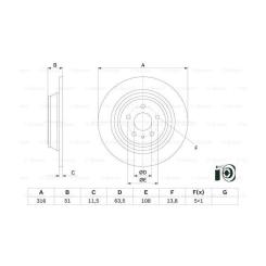 Тормозной диск Bosch 0986479D86 Фото 4