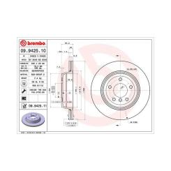 Тормозной диск Brembo 09.9425.11 Фото