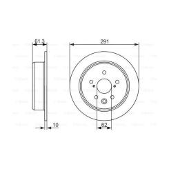 Тормозной диск Bosch 0 986 479 657 Фото