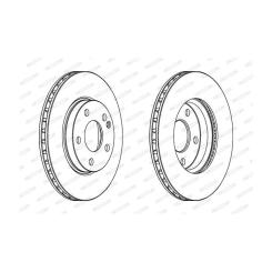 Тормозной диск FERODO DDF1220 Фото