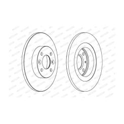 Тормозной диск FERODO DDF1502 Фото