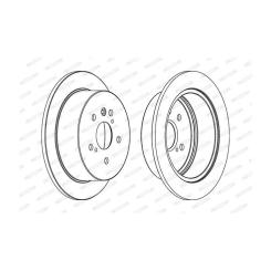 Тормозной диск FERODO DDF1545C Фото