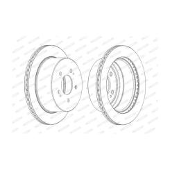 Тормозной диск FERODO DDF2170C Фото