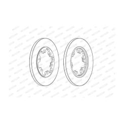 Тормозной диск FERODO DDF2485C Фото