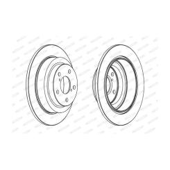 Тормозной диск FERODO DDF678C Фото