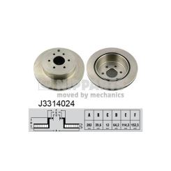 Тормозной диск Nipparts J3314024 Фото