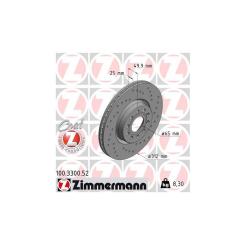 Тормозной диск ZIMMERMANN 100.3300.52 Фото
