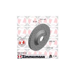 Тормозной диск ZIMMERMANN 100.3319.52 Фото
