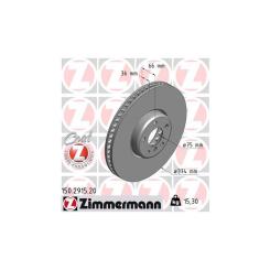Тормозной диск ZIMMERMANN 150.2915.20 Фото