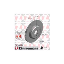 Тормозной диск ZIMMERMANN 150.3461.20 Фото