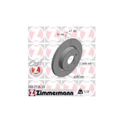Тормозной диск ZIMMERMANN 200.2536.20 Фото