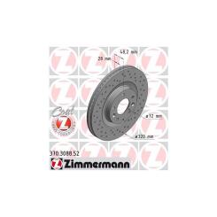 Тормозной диск ZIMMERMANN 370.3088.52 Фото